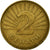 Coin, Macedonia, 2 Denari, 1993, VF(30-35), Brass, KM:3