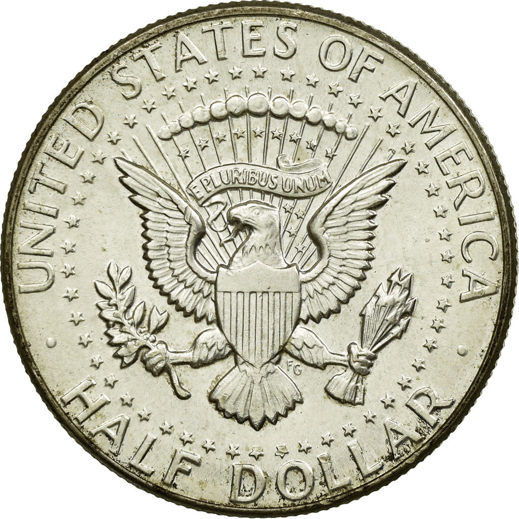 Coin, United States, Kennedy Half Dollar, Half Dollar, 1964, U.S. Mint