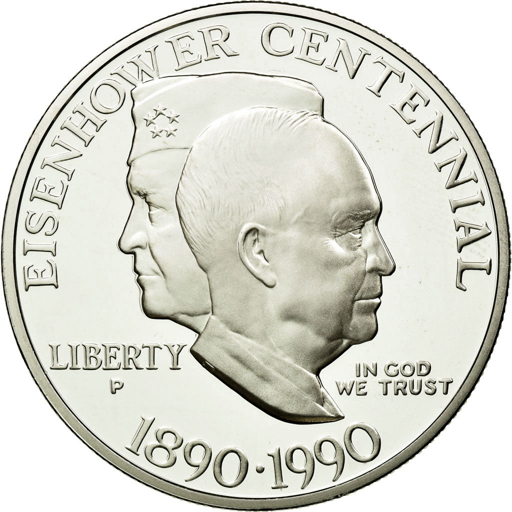 Coin, United States, Dollar, 1990, U.S. Mint, Philadelphia, MS(60-62), Silver