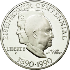 Coin, United States, Dollar, 1990, U.S. Mint, Philadelphia, MS(60-62), Silver