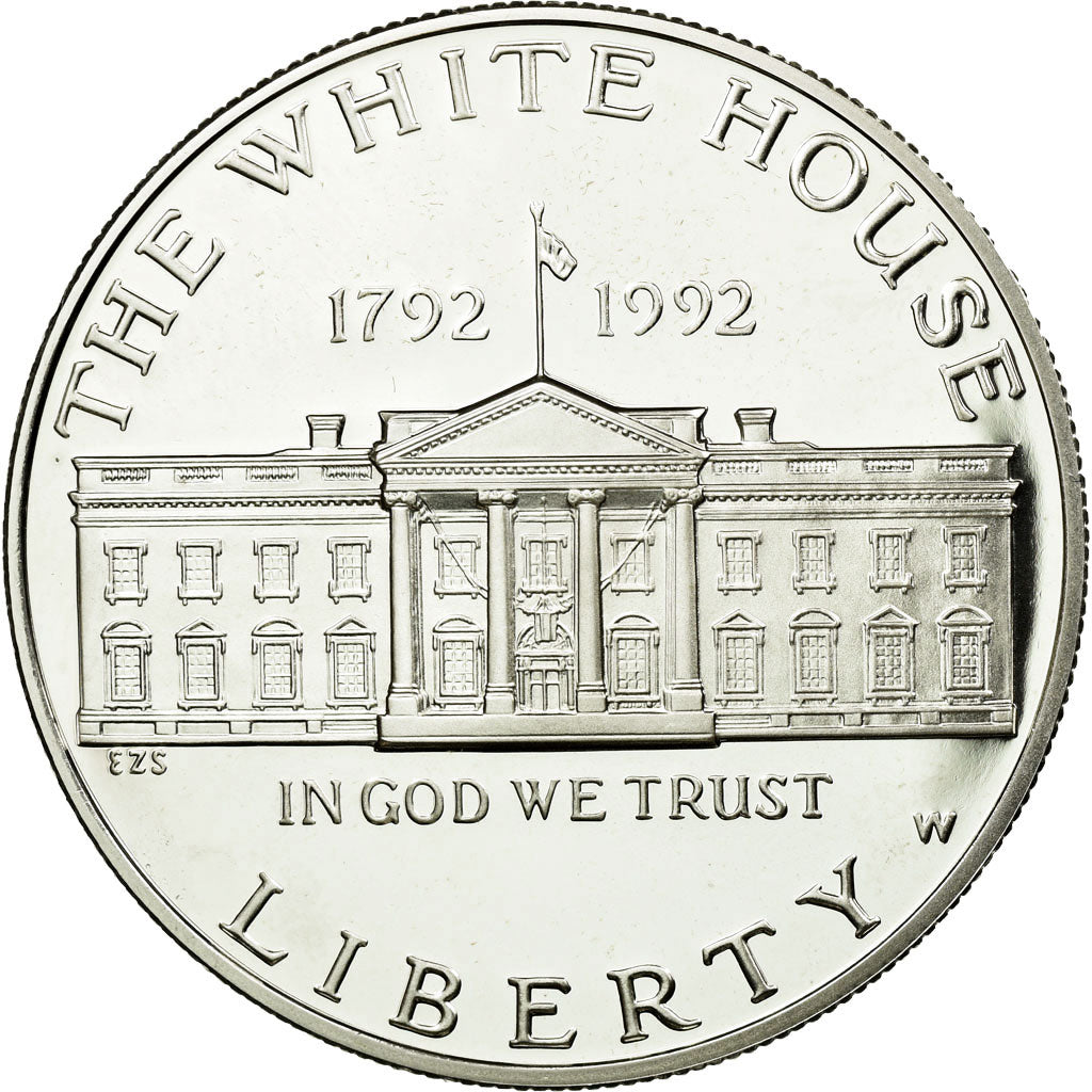 Coin, United States, Dollar, 1992, U.S. Mint, West Point, MS(63), Silver, KM:236