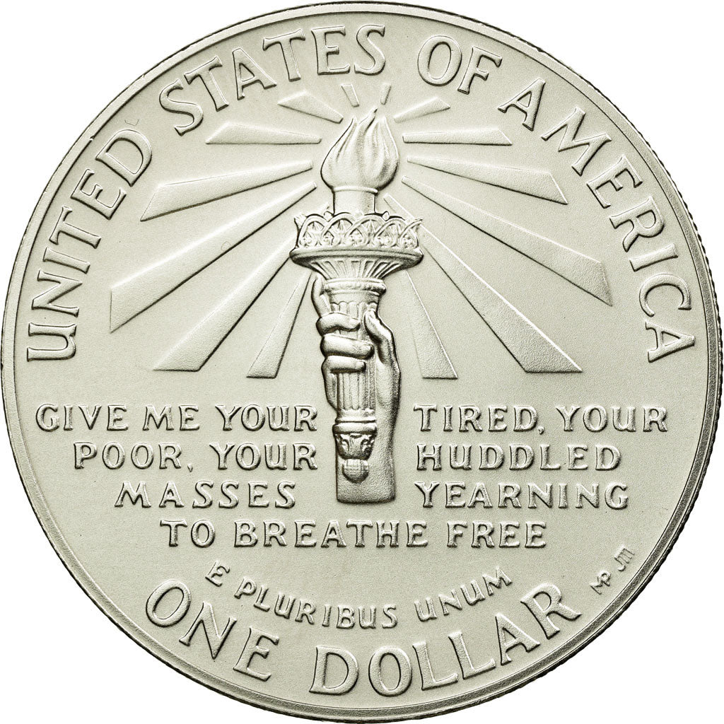 Coin, United States, Dollar, 1986, U.S. Mint, San Francisco, UNC, Silver, KM:214