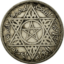Coin, Morocco, Mohammed V, 100 Francs, AH 1372/1953, Paris, EF(40-45), Silver
