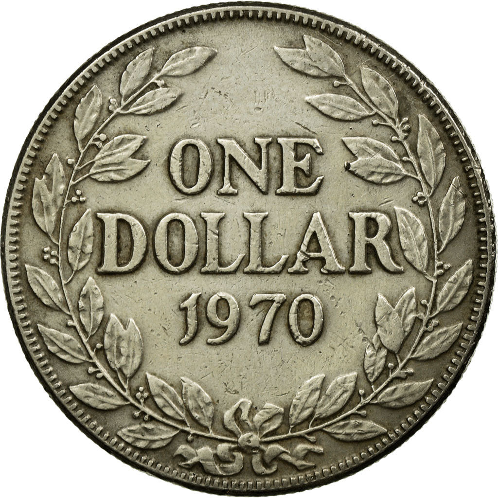 Coin, Liberia, Dollar, 1970, EF(40-45), Copper-nickel, KM:18a.2