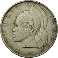 Coin, Liberia, Dollar, 1966, EF(40-45), Copper-nickel, KM:18a.1