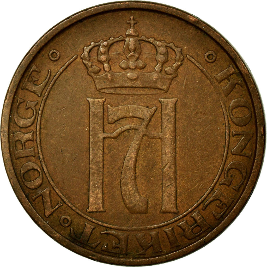 Monnaie, Norvège, Haakon VII, 5 Öre, 1930, Kongsberg, TTB, Bronze, KM:368