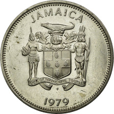 Coin, Jamaica, Elizabeth II, 25 Cents, 1979, Franklin Mint, USA, EF(40-45)