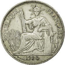 Coin, FRENCH INDO-CHINA, 20 Cents, 1930, Paris, EF(40-45), Silver, KM:17.1