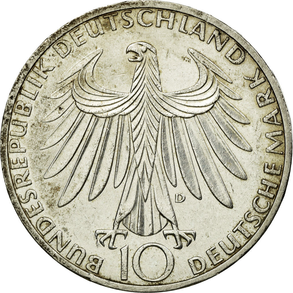 Münze, Bundesrepublik Deutschland, 10 Mark, 1972, Munich, VZ, Silber, KM:132