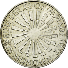 Coin, GERMANY - FEDERAL REPUBLIC, 10 Mark, 1972, Munich, AU(55-58), Silver
