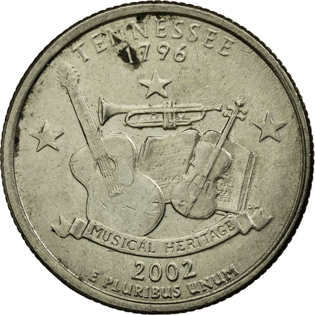 Moneta, USA, Quarter, 2002, U.S. Mint, Philadelphia, VF(30-35), Miedź-Nikiel