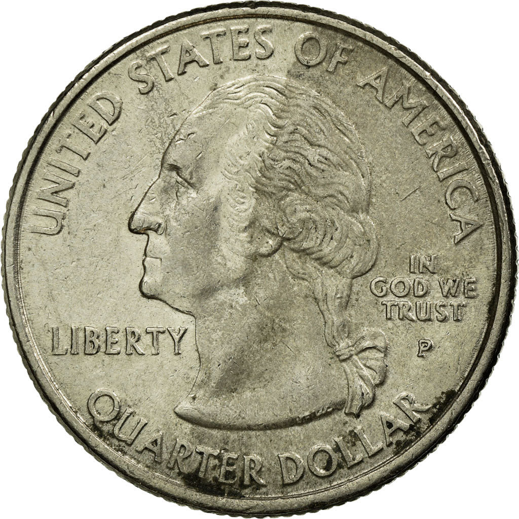 Moneta, USA, Quarter, 2002, U.S. Mint, Philadelphia, VF(30-35), Miedź-Nikiel