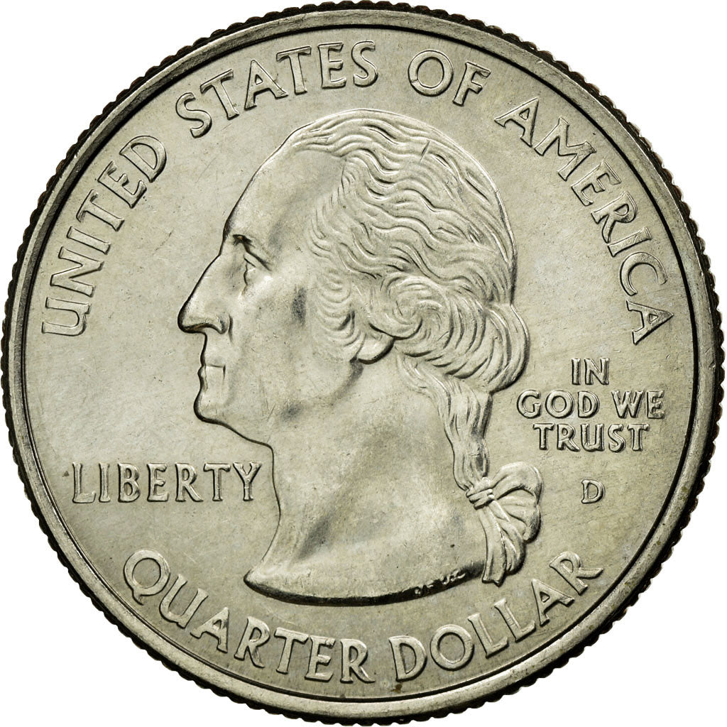 Moneda, Estados Unidos, Quarter, 2002, U.S. Mint, Denver, MBC, Cobre - níquel