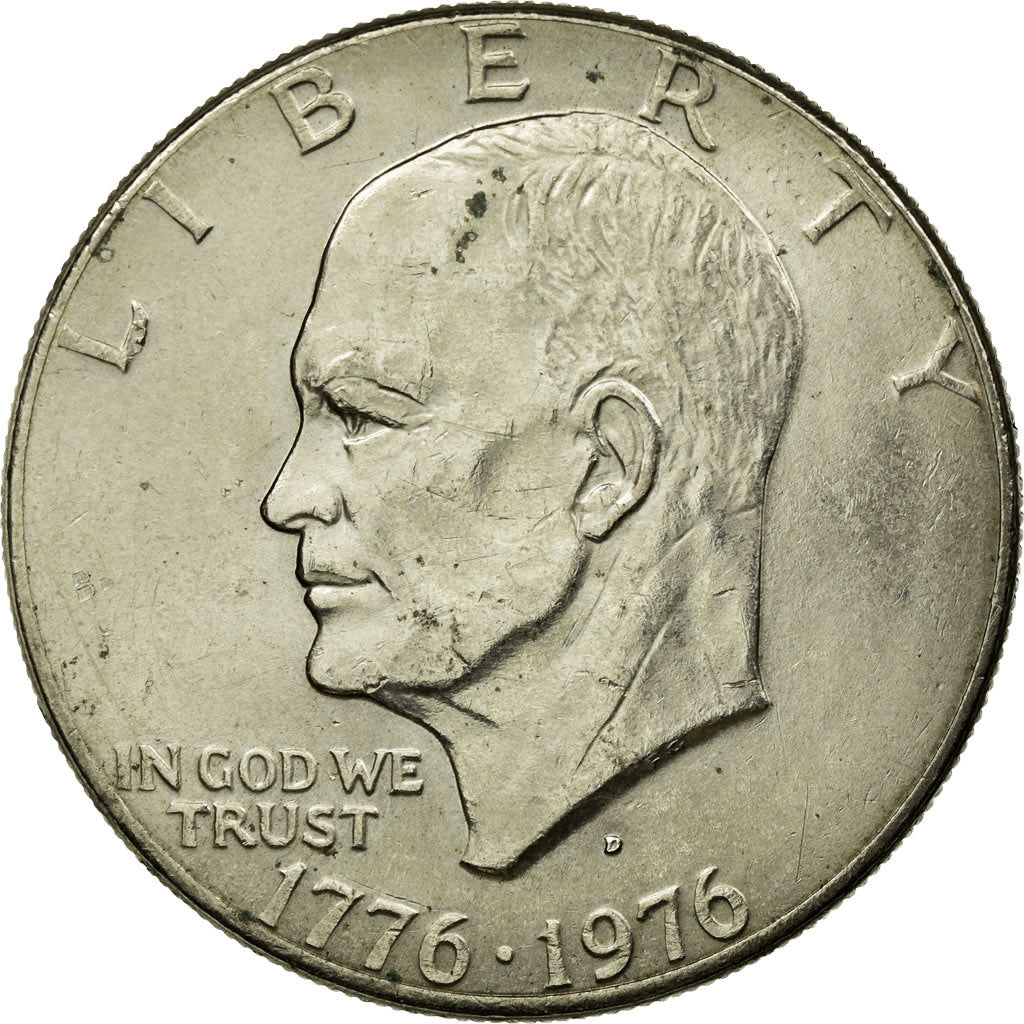 Coin, United States, Eisenhower Dollar, Dollar, 1976, U.S. Mint, Denver