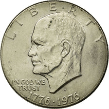 Coin, United States, Eisenhower Dollar, Dollar, 1976, U.S. Mint, Denver