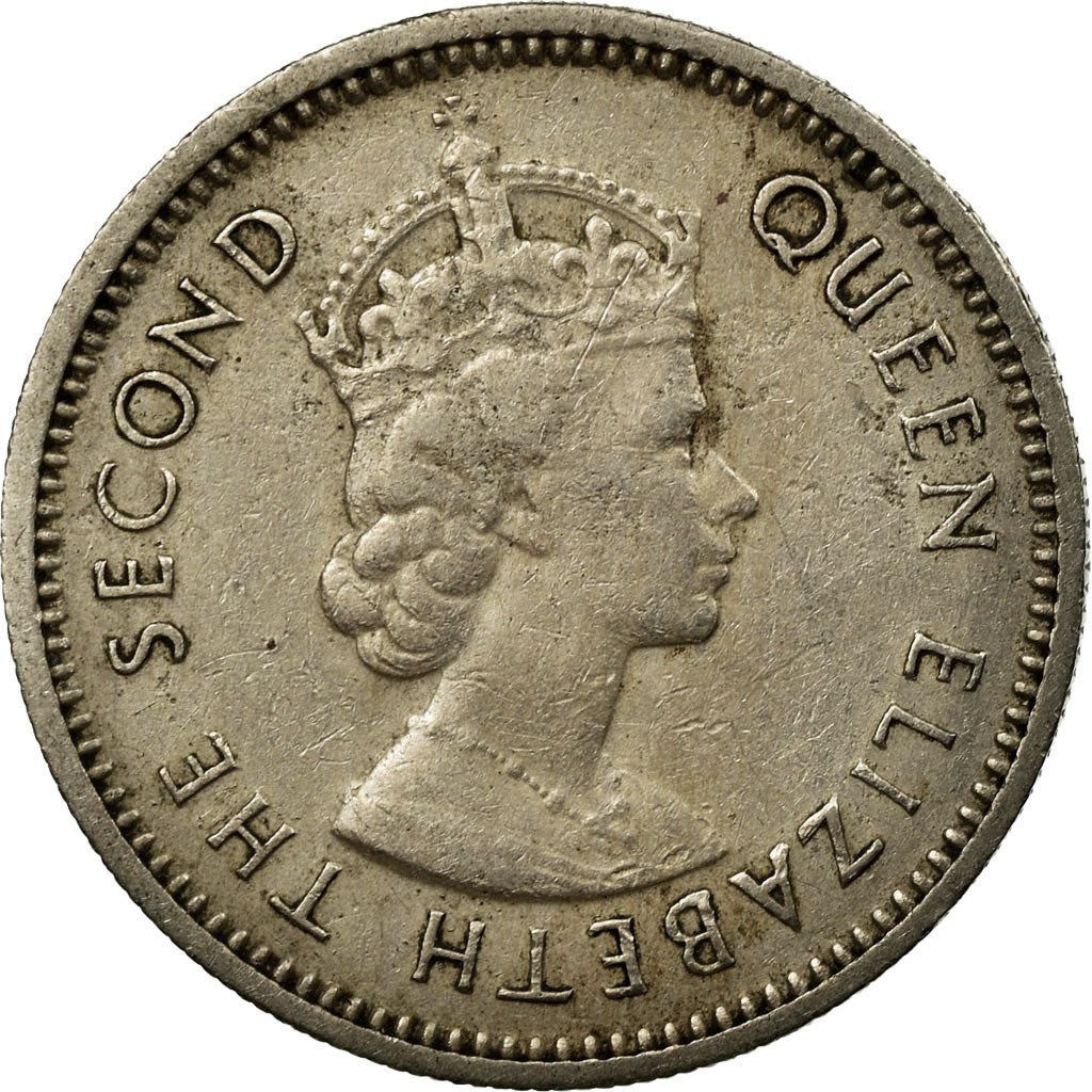 Coin, EAST AFRICA, Elizabeth II, 50 Cents, 1963, EF(40-45), Copper-nickel, KM:36