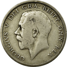 Coin, Great Britain, George V, 1/2 Crown, 1920, VF(30-35), Silver, KM:818.1a