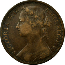 Coin, Great Britain, Victoria, Penny, 1875, EF(40-45), Bronze, KM:755