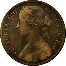 Monnaie, Grande-Bretagne, Victoria, Penny, 1863, TB, Bronze, KM:749.2