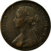 Monnaie, Grande-Bretagne, Victoria, 1/2 Penny, 1874, Paris, TB+, Bronze, KM:754