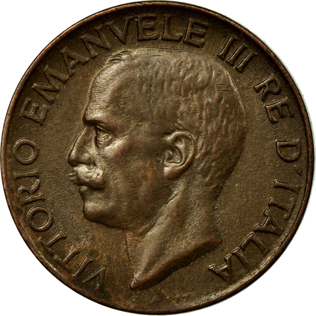 Coin, Italy, Vittorio Emanuele III, 5 Centesimi, 1928, Rome, AU(55-58), Bronze