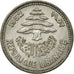Münze, Lebanon, 5 Piastres, 1952, Paris, SS, Aluminium, KM:14