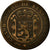 Coin, Luxembourg, William III, 10 Centimes, 1854, Utrecht, VF(30-35), Bronze