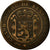 Moneta, Luksemburg, William III, 10 Centimes, 1854, Utrecht, VF(30-35), Bronze