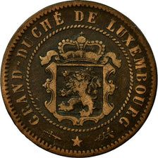 Coin, Luxembourg, William III, 5 Centimes, 1870, Utrecht, VF(30-35), Bronze