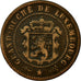 Coin, Luxembourg, William III, 5 Centimes, 1870, Utrecht, VF(30-35), Bronze