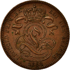 Moeda, Bélgica, Leopold I, Centime, 1862, EF(40-45), Cobre, KM:1.2