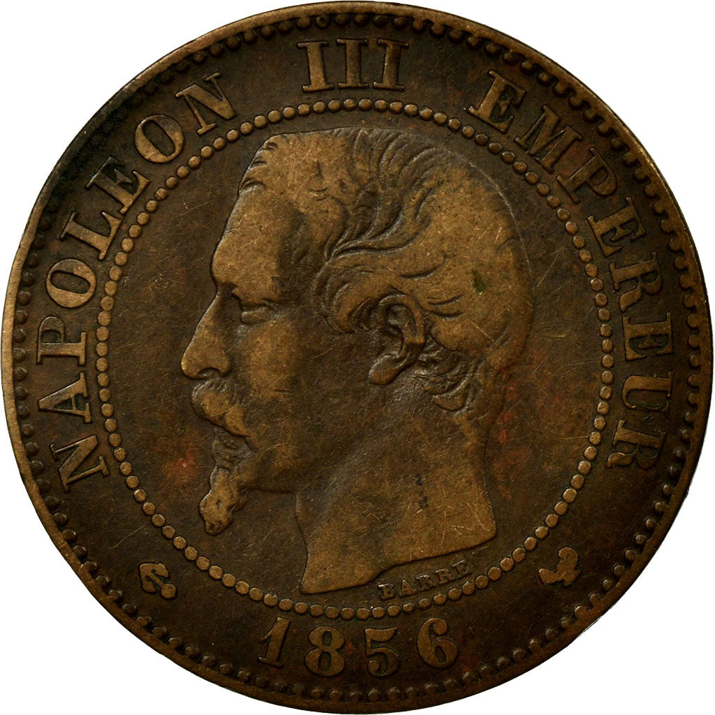 Münze, Frankreich, Napoleon III, Napoléon III, 2 Centimes, 1856, Lille, S+