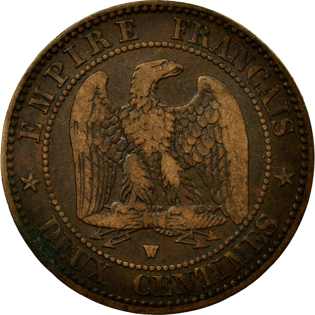 Münze, Frankreich, Napoleon III, Napoléon III, 2 Centimes, 1856, Lille, S+