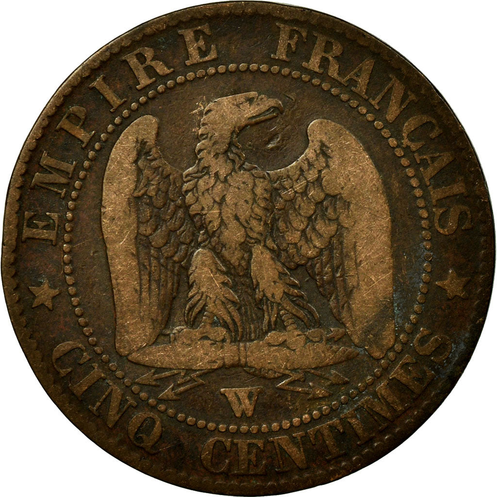Coin, France, Napoleon III, Napoléon III, 10 Centimes, 1856, Lille, VF(30-35)