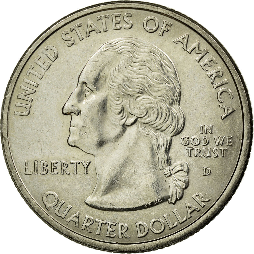 Moneda, Estados Unidos, Quarter, 2001, U.S. Mint, Denver, MBC, Cobre - níquel
