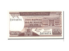 Mauritius, 5 Rupees, 1985, UNC(65-70)
