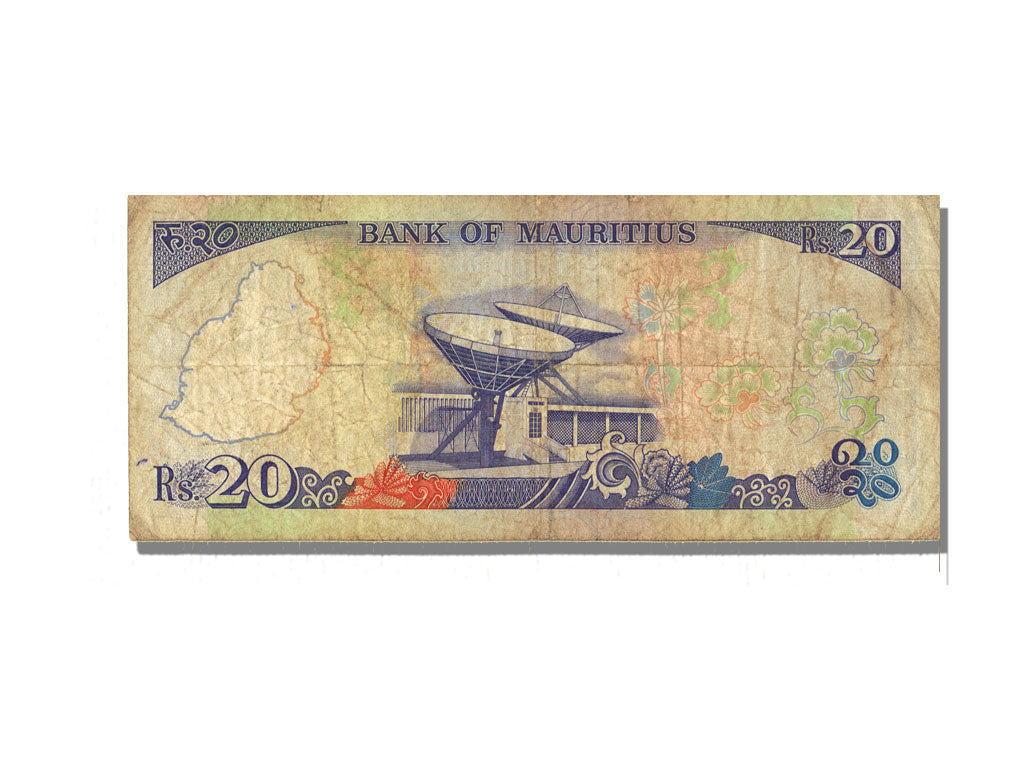 Mauritius, 20 Rupees, VF(30-35)