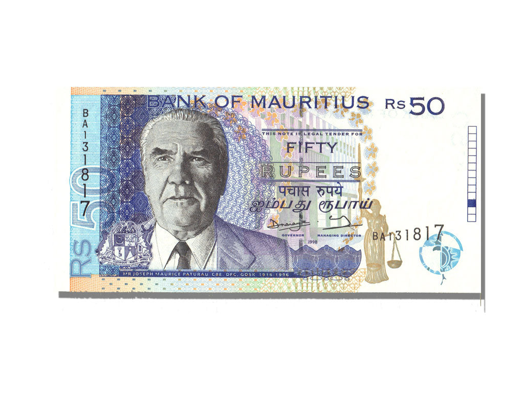 Ile Maurice, 50 Rupees JM Paturau