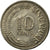 Moneta, Singapore, 10 Cents, 1973, Singapore Mint, MB+, Rame-nichel, KM:3