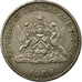 Coin, TRINIDAD & TOBAGO, 25 Cents, 1980, Franklin Mint, EF(40-45)