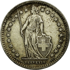 Coin, Switzerland, 2 Francs, 1944, Bern, VF(30-35), Silver, KM:21