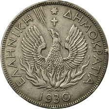Münze, Griechenland, 5 Drachmai, 1930, SS, Nickel, KM:71.2