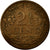 Moneta, Holandia, Wilhelmina I, 2-1/2 Cent, 1916, VF(30-35), Bronze, KM:150