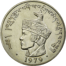 Coin, Bhutan, 3 Ngultrums, 1979, EF(40-45), Silver, KM:50a