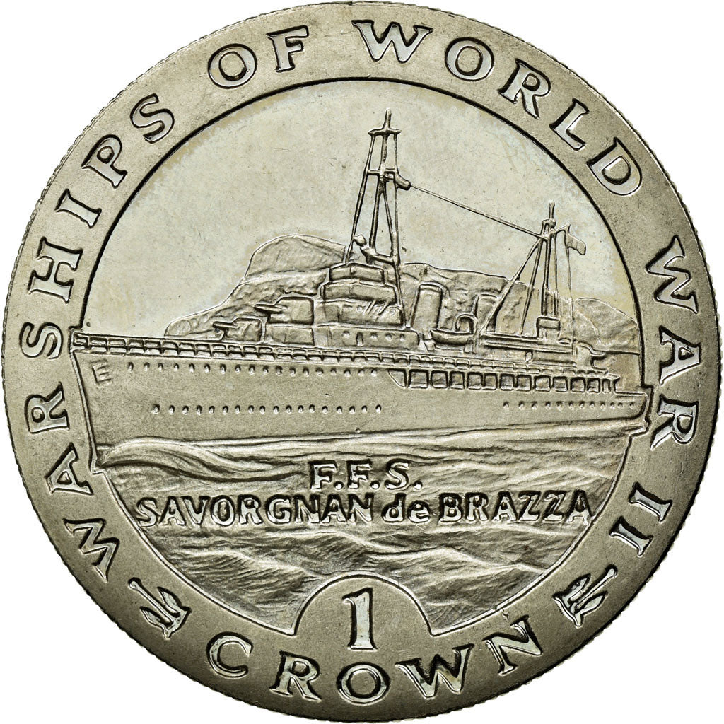 Coin, Gibraltar, Elizabeth II, Crown, 1993, EF(40-45), Copper-nickel, KM:144