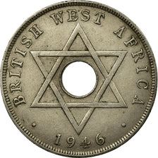 Coin, BRITISH WEST AFRICA, George VI, Penny, 1946, EF(40-45), Copper-nickel