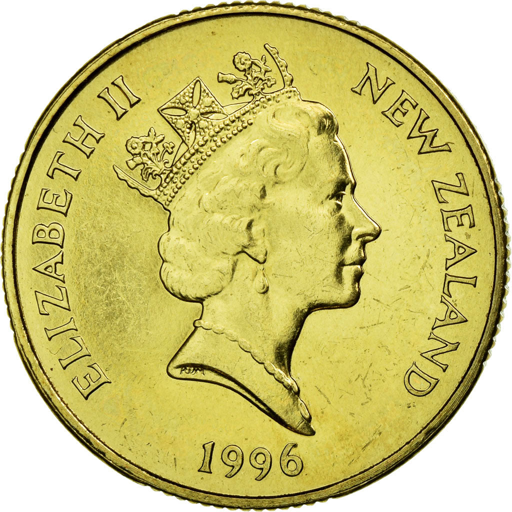 Munten, Nieuw Zeeland, Elizabeth II, Dollar, 1996, PR+, Aluminum-Bronze, KM:78
