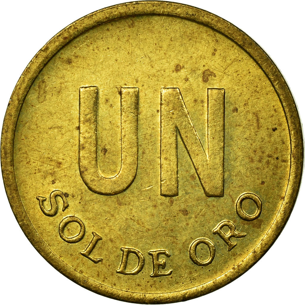 Moneta, Perù, Sol, 1976, Lima, MB+, Ottone, KM:266.1