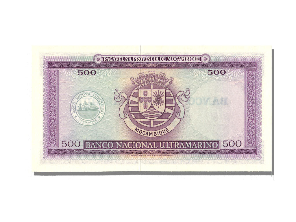 Mozambique, 500 Escudos, 1967, 1967-03-22, UNC(65-70), 10015617