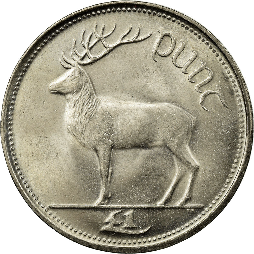 Monnaie, IRELAND REPUBLIC, Punt, Pound, 1990, SUP, Copper-nickel, KM:27